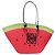 Sac Tote Watermelon LOEWE en raphia 2 en 1 Rouge Auth 178041SM