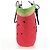 Sac Tote Watermelon LOEWE en raphia 2 en 1 Rouge Auth 178041SM - vue 4
