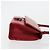 Borsa a mano Gancini in pelle rossa e argento di Salvatore Ferragamo Auth BA12430 Rosso - vista 4