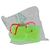 LOUIS VUITTON Clip per Capelli Cube in Plastica Arancione LV Auth 176749A - vista 3