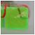 LOUIS VUITTON Clip per Capelli Cube in Plastica Arancione LV Auth 176749A - vista 4