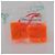 LOUIS VUITTON Clip per Capelli Cube in Plastica Arancione LV Auth 176749A - vista 5