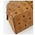 Borsa Tote Vicetos Logogram MCM in pelle PVC marrone e oro Auth 177569 D'oro - vista 13