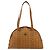 Borsa Tote Vicetos Logogram MCM in pelle PVC marrone e oro Auth 177569 D'oro - vista 2