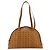 Borsa Tote Vicetos Logogram MCM in pelle PVC marrone e oro Auth 177569 D'oro - vista 3