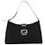 FENDI Schultertasche Nylon Schwarz Silber Authentisch 177685 - Ansicht 2