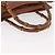 Borsa Tote in Pelle Gucci Bamboo Marrone Oro 002 1186 0260 Auth bs34911 D'oro - vista 7