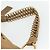 PRADA Borsa a Spalla con Catena Pelle Beige Oro Auth 178257 D'oro - vista 8
