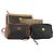BALLY Celine MCM Macadam Tela Vicetos Borsa Pelle 4 Set Nero Auth 175754 Beige