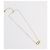 Collana Christian Dior metallo 3 pezzi tono oro Auth 176122 - vista 18