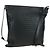 Borsa a Spalla in Pelle Nera Intrecciato Bottega Veneta Argento Auth am11497SAV Nero