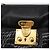 BALLY Borsa a Spalla a Catena Pelle Nera Oro Auth ka4189A Nero D'oro - vista 14