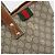 Borsa tote Gucci GG Supreme Web Sherry Line in PVC beige e oro 211134 Auth BA12361 D'oro - vista 14