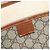 Borsa tote Gucci GG Supreme Web Sherry Line in PVC beige e oro 211134 Auth BA12361 D'oro - vista 15