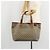 Borsa tote Gucci GG Supreme Web Sherry Line in PVC beige e oro 211134 Auth BA12361 D'oro - vista 20