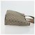 Borsa tote Gucci GG Supreme Web Sherry Line in PVC beige e oro 211134 Auth BA12361 D'oro - vista 4