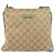 Borsa a Spalla Gucci GG Canvas Sherry Line Beige Argento 146309 Auth 177489A - vista 2
