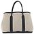 Hermès HERMES Borsa a Mano Garden Party PM Tela Beige Argento Auth bs34986V - vista 2