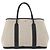 Hermès HERMES Borsa a Mano Garden Party PM Tela Beige Argento Auth bs34986V - vista 3