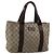 Gucci Bolso de mano GG Supreme de PVC beige 141976 Auth 178060