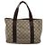 Gucci Bolso de mano GG Supreme de PVC beige 141976 Auth 178060 - vista 3