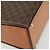 Céline Borsa a mano in tela Macadam CELINE in pelle PVC marrone oro Auth 177206A D'oro - vista 11