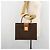 Céline Borsa a mano in tela Macadam CELINE in pelle PVC marrone oro Auth 177206A D'oro - vista 24