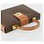 Céline Borsa a mano in tela Macadam CELINE in pelle PVC marrone oro Auth 177206A D'oro - vista 6