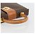 Céline Borsa a mano in tela Macadam CELINE in pelle PVC marrone oro Auth 177206A D'oro - vista 7