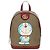Gucci Zaino Doraemon Micro GG Supreme in PVC beige e oro 647816 Auth BA12426M D'oro - vista 2
