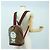Gucci Zaino Doraemon Micro GG Supreme in PVC beige e oro 647816 Auth BA12426M D'oro - vista 28