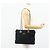 Tote Sac à main en nylon PRADA avec chaîne, bleu marine, doré, authentique 177788 - vue 24