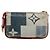 LOUIS VUITTON Mini Pochette Accessoires de Denim Monogram Azul M68760 Auth 178048A - vista 2