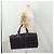 Borsa Boston in tela Nova Check Burberrys blu navy e oro Auth 153792 D'oro - vista 19