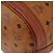 Borsa a corda Vicetos Logogram MCM in pelle PVC marrone e oro Auth BA12441A D'oro - vista 13