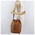 Borsa a corda Vicetos Logogram MCM in pelle PVC marrone e oro Auth BA12441A D'oro - vista 22