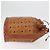 Borsa a corda Vicetos Logogram MCM in pelle PVC marrone e oro Auth BA12441A D'oro - vista 4