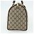 Borsa Boston in PVC beige e rosso della linea Sherry GG Supreme di GUCCI 40 02 007 Auth 178058 - vista 4