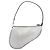 Christian Dior Trotter Canvas Saddle Accessory Pouch PVC Silver Auth ep13915A Silvery - view 2
