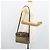Borsa a Spalla GUCCI GG Supreme Web Sherry Line PVC Beige Oro Auth 177704 D'oro - vista 24