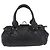 Chloé Borsa a mano Chloe Paddington in pelle nera argento oro Auth 178515A Nero D'oro - vista 2