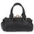 Chloé Borsa a mano Chloe Paddington in pelle nera argento oro Auth 178515A Nero D'oro - vista 3