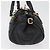 Chloé Borsa a mano Chloe Paddington in pelle nera argento oro Auth 178515A Nero D'oro - vista 4
