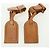 Louis Vuitton Etichetta nome in pelle Powanie 10 set Beige LV Auth 167216 - vista 4