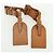 Louis Vuitton Etichetta nome in pelle Powanie 10 set Beige LV Auth 167216 - vista 5