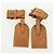 Louis Vuitton Etichetta nome in pelle Powanie 10 set Beige LV Auth 167216 - vista 7