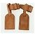 Louis Vuitton Etichetta nome in pelle Powanie 10 set Beige LV Auth 167216 - vista 8
