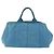 PRADA Canapa MM Borsa a mano in tela azzurro chiaro oro Auth 178585 D'oro Blu chiaro - vista 2