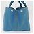PRADA Canapa MM Borsa a mano in tela azzurro chiaro oro Auth 178585 D'oro Blu chiaro - vista 4