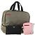 PRADA Borsa Sportiva in Nylon 3 Pezzi Nero Rosa Kaki Auth ti3874 Cachi